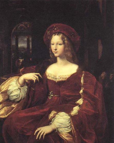 RAFFAELLO Sanzio Portrait of Jeanne d-Aragon Germany oil painting art